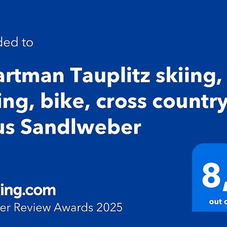 Apartman Tauplitz Skiing, Hiking, Bike, Cross Country - Haus Sandlweber Obersdorf Dış mekan fotoğraf