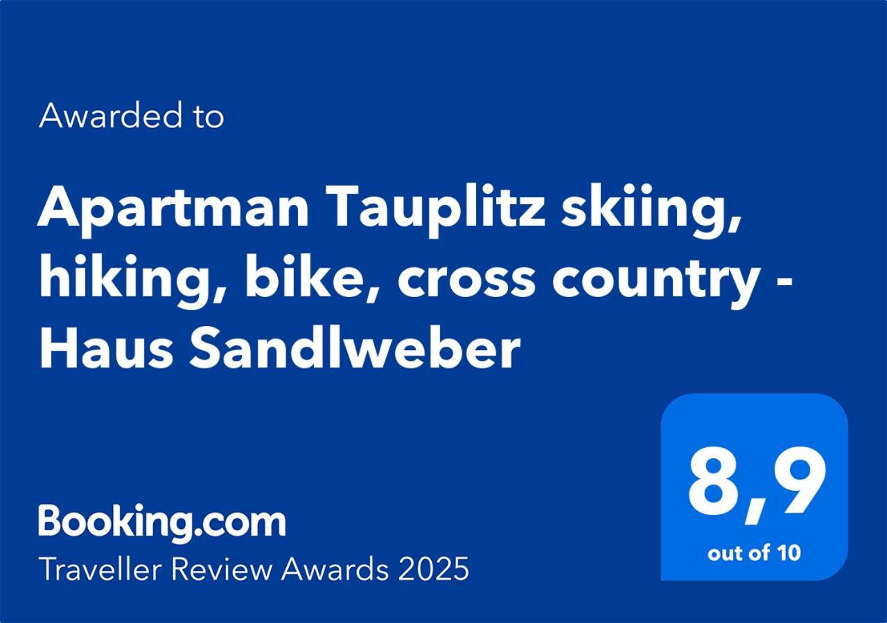 Apartman Tauplitz Skiing, Hiking, Bike, Cross Country - Haus Sandlweber Obersdorf Dış mekan fotoğraf